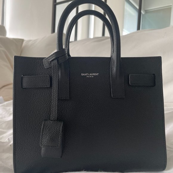 Saint Laurent Black Nano Sac Du Jour - Picture 1 of 6
